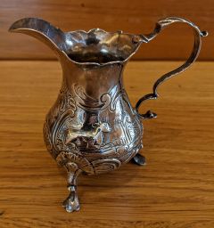 Photo of 1761 cream jug bequeathed by Peter Watson