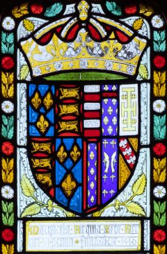 Photo of arms of Queen Margaret