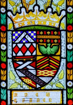 Photo of arms of Neville family