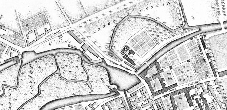Map of mills 1798