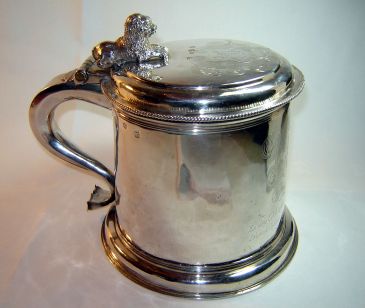 Photo of tankard given by Bankes