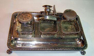 Photo of inkstand given by Tenison