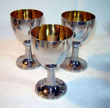 Photo of three goblets