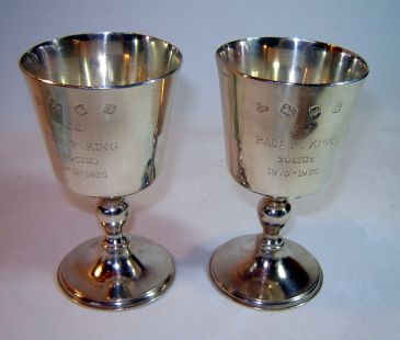 Photo of goblets given by King