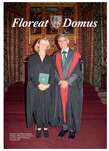 Front cover of Floreat Domus featuring Mohamed El-Erian and Lucia Reisch