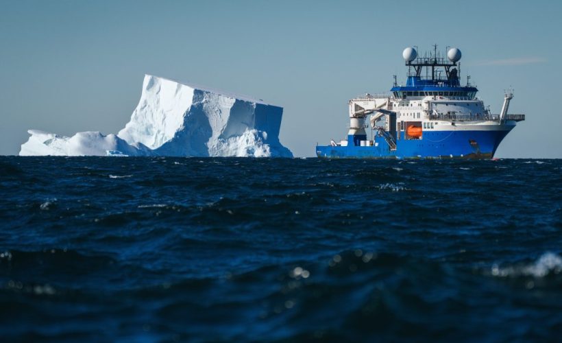 The exciting journey to discover thriving ecosystems following iceberg calving